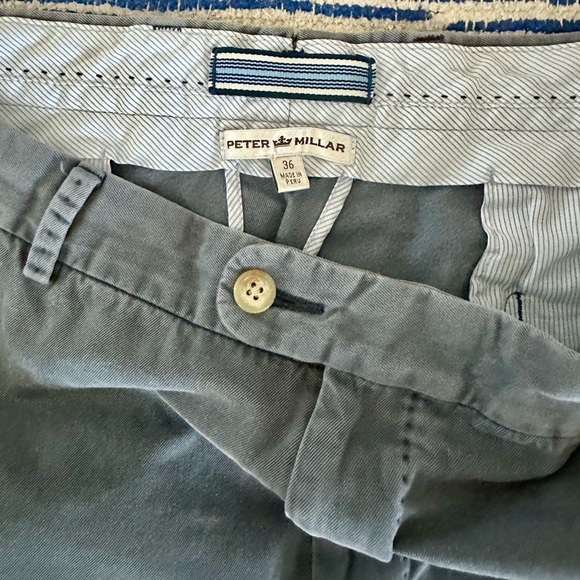 Peter Millar Gray Men’s Business Casual Pants Size 36 Waist 30 Length - Picture 3 of 6